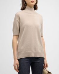 Max Mara - Paola High-Neck Wool Cashmere Sweater - Lyst