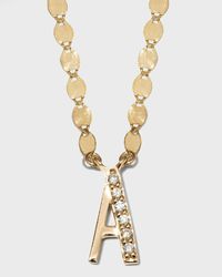 Lana Jewelry - Get Personal Initial Pendant Necklace With Diamonds - Lyst