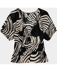 Rails - Argenta Printed Cotton Top - Lyst