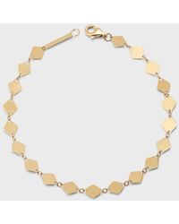 Lana Jewelry - 14k Yellow Gold Single Strand Laser Kite Chain Bracelet - Lyst