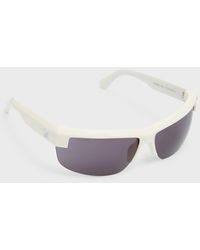 Off-White c/o Virgil Abloh - Toledo Half-rim Acetate Sunglasses - Lyst