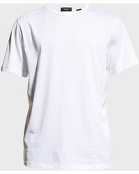 Theory - Apos;S Precise Luxe Cotton Short-Sleeve Tee - Lyst