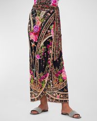 Camilla - Reservation For Love Draped Long Sarong Coverup - Lyst