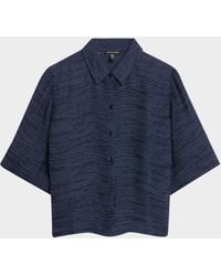 Eileen Fisher - Lightweight Button-Down Shirt - Lyst