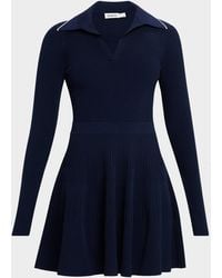 Jonathan Simkhai - Alcott Fit-And-Flare Polo Mini Dress - Lyst