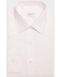 Brioni - Brew Giza 45 Cotton Twill Dress Shirt - Lyst