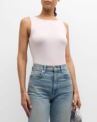 Majestic Filatures - Soft Touch Boatneck Tank Top - Lyst
