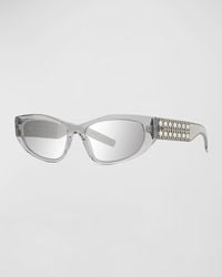 Givenchy - Plumeties Crystal & Acetate Cat-Eye Sunglasses - Lyst