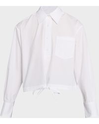 WE-AR4 - The Cc Cropped Cotton Shirt - Lyst