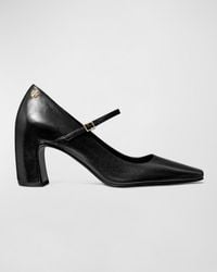Tory Burch - Banana Leather Mary Jane Pumps - Lyst