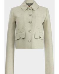 Altuzarra - Astley Cropped Boxy Jacket - Lyst