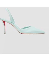 Christian Louboutin - Apostropha Leather Slingback Sole Pumps - Lyst