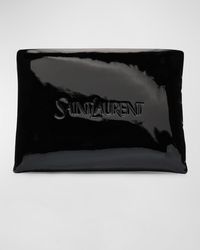 Saint Laurent - Patent Leather Pillow Pouch - Lyst