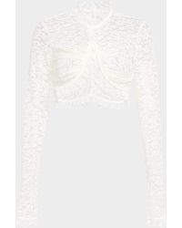 AKNVAS - Dylan Long-Sleeve Lace Top - Lyst