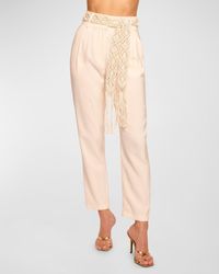 Ramy Brook - Marion Macrame Belted Pants - Lyst