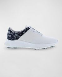 Robert Graham - Crockett Leather Golf Sneakers W/ Spikes - Lyst