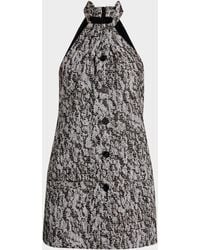 IRO - Elara Woven Halter Mini Dress - Lyst