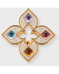 Roberto Coin - 18k Gold Diamond Cialoma Statement Ring, Size 7 - Lyst