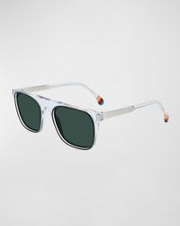 Paul Smith - Flat-top Rectangle Sunglasses - Lyst