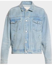 Purple - Apos;S P008 Dust Bowl Trucker Jacket - Lyst