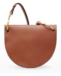 Il Bisonte - Consuelo Brushed Leather Flap Shoulder Bag - Lyst