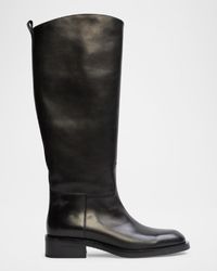 Black Suede Studio - Pace Suede Knee Boots - Lyst