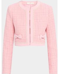 LoveShackFancy - Ralphette Cropped Tweed Jacket - Lyst