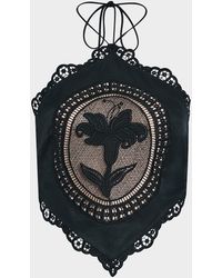 retroféte - Summer Embroidered Halter Top - Lyst