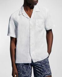 Vilebrequin - Garment-Dyed Linen Camp Shirt - Lyst