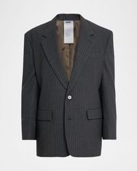 Magliano - Apos;S Pinstripe Wool-Blend Two-Button Jacket - Lyst