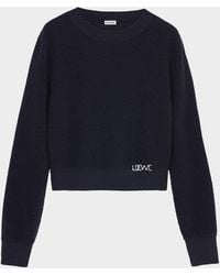 Loewe - Wool-Blend Embroidered Sweater - Lyst