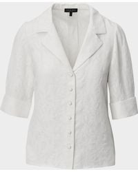 Rag & Bone - Carmella Puff-Sleeve Blouse - Lyst