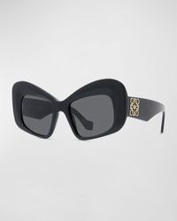 Loewe - Anagram Acetate Butterfly Sunglasses - Lyst