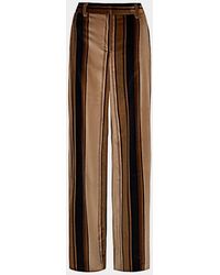 Twp - Isla Striped Cotton Pants - Lyst