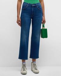 Mother - The Mid Rise Rambler Zip Ankle Jeans - Lyst