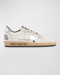 Golden Goose - Ball Star Leather Low-Top Sneakers - Lyst