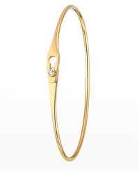 Dinh Van - Yellow Gold Secure Flex Bracelet With 1 Diamond - Lyst