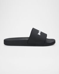 Palm Angels - Apos;S Classic Logo Slide Sandals - Lyst