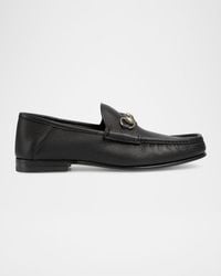 Gucci - Horsebit 1953 Grained Leather Bit Loafers - Lyst