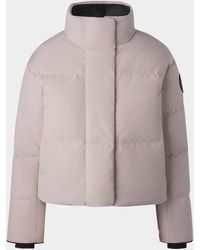 Canada Goose - Grandview Cropped Jacket Label - Lyst