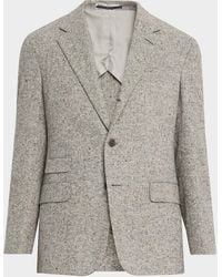 dunhill - Apos;S Wool Tweed Donegal Single-Breasted Sport Coat - Lyst
