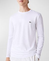 Lacoste - Pima Cotton Jersey Crewneck T-Shirt - Lyst