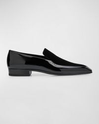 Saint Laurent - Gabriel 20 Patent Leather Loafers - Lyst