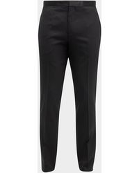 Theory - Mayer Stretch-Wool Tuxedo Pants - Lyst