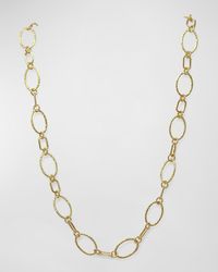 Armenta - 18k Yellow Gold Paper Clip Necklace - Lyst