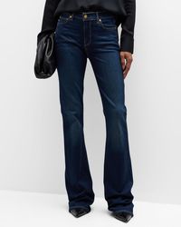 7 For All Mankind - Ali Mid-Rise Flare Jeans - Lyst