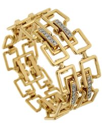 Valentin Magro - 18k Diamond & Square Deco Bracelet - Lyst