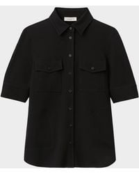 Lafayette 148 New York - Button-Down Finesse Crepe Shirt - Lyst