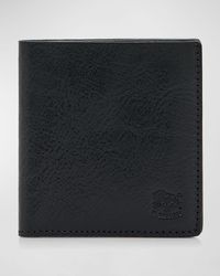 Il Bisonte - Slim Bi-Fold Leather Wallet - Lyst