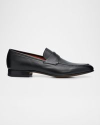 Santoni - Apos;S Darius Leather Penny Loafers - Lyst